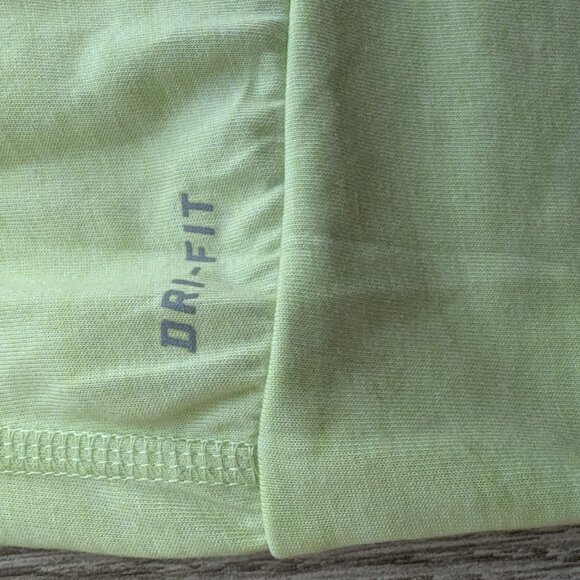 Nike Dri-Fit Women’s Training Tank Top M – Lime Green & Purple Racerback - Picture 4 of 6